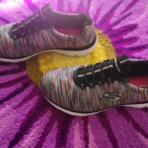 Sketchers memory foam Activewear multicolor shoes